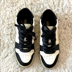 H&M Black and White Leather Sneakers